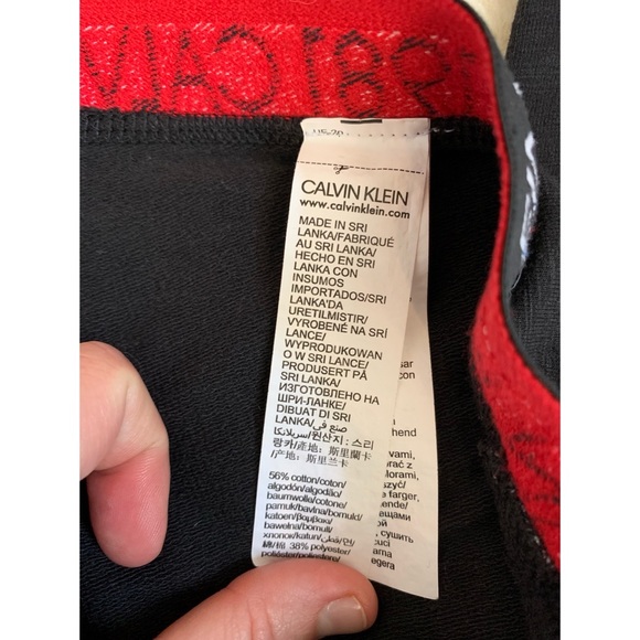 XS,  Calvin Klein Sleepwear, black logo thermal leisure leggings - Picture 8 of 8